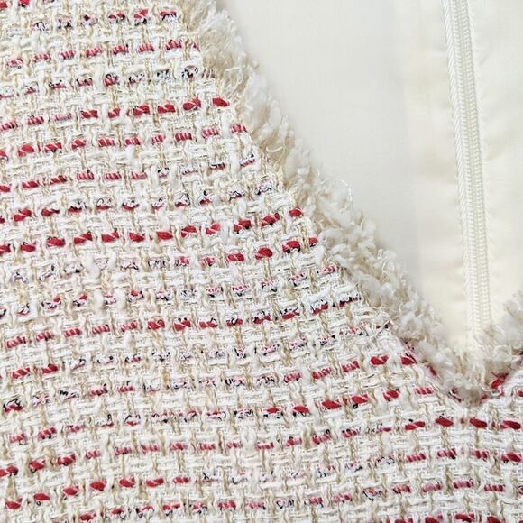 J. CREW Tweed Fringe Sheath Dress 12 - Picture 3 of 9